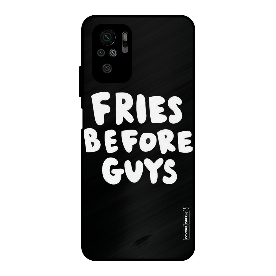 Fries Always Metal Back Case for Redmi Note 10S