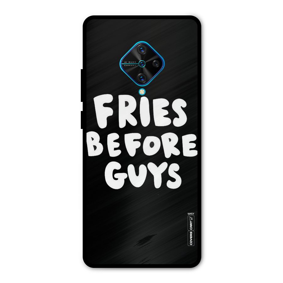 Fries Always Metal Back Case for Vivo S1 Pro