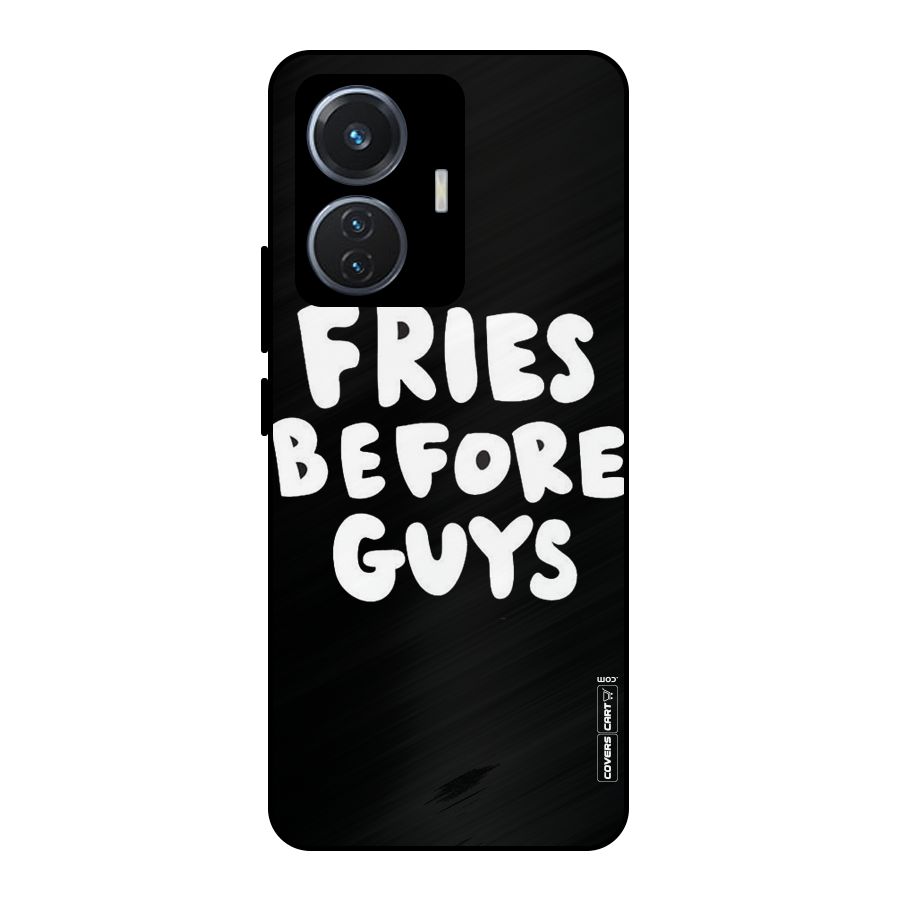 Fries Always Metal Back Case for Vivo T1 44W