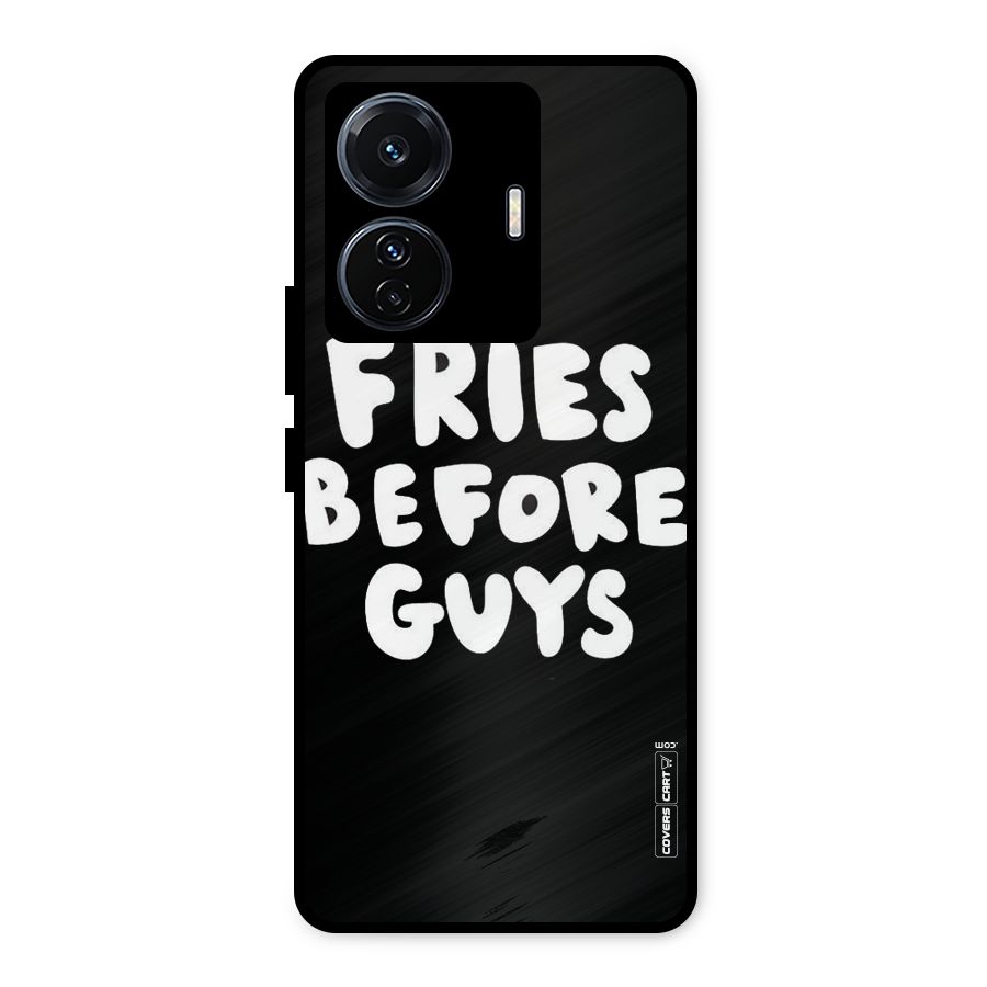 Fries Always Metal Back Case for Vivo T1 Pro