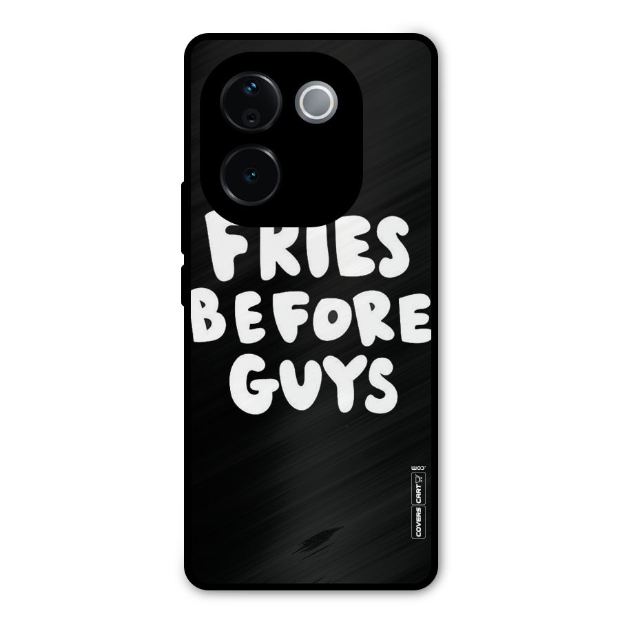 Fries Always Metal Back Case for Vivo T3 Pro