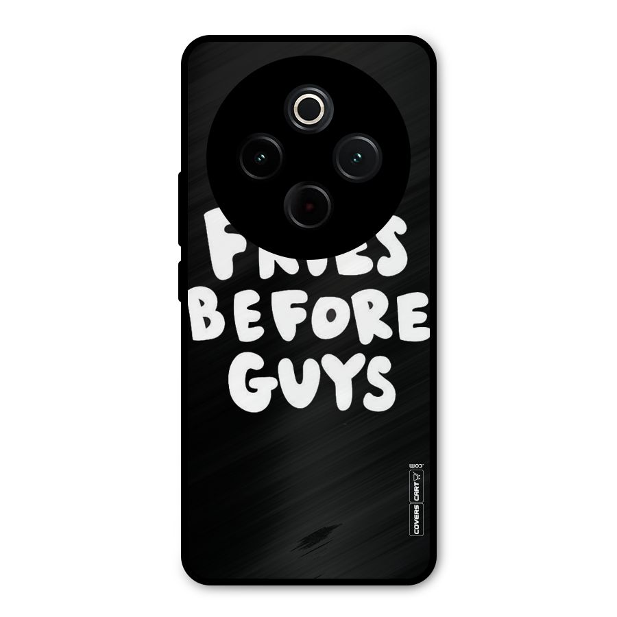 Fries Always Metal Back Case for Vivo T4