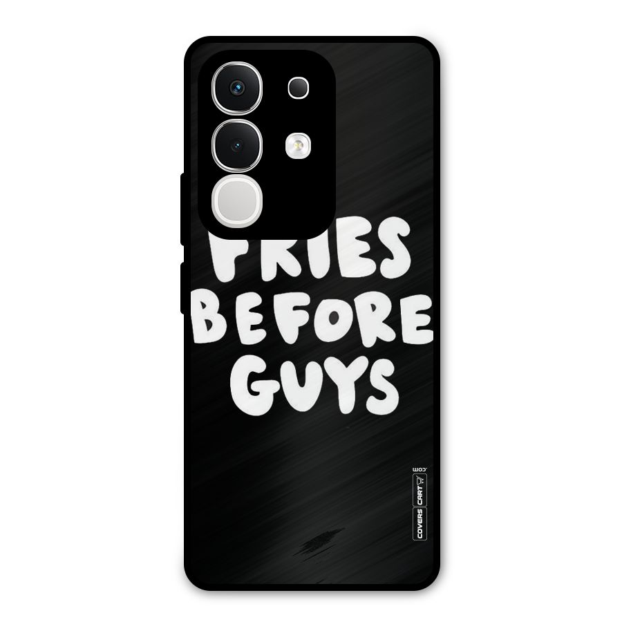 Fries Always Metal Back Case for Vivo T4x