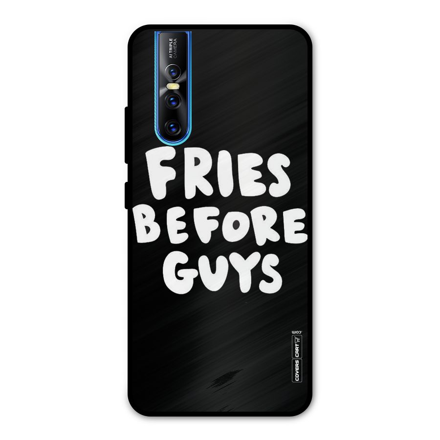 Fries Always Metal Back Case for Vivo V15 Pro