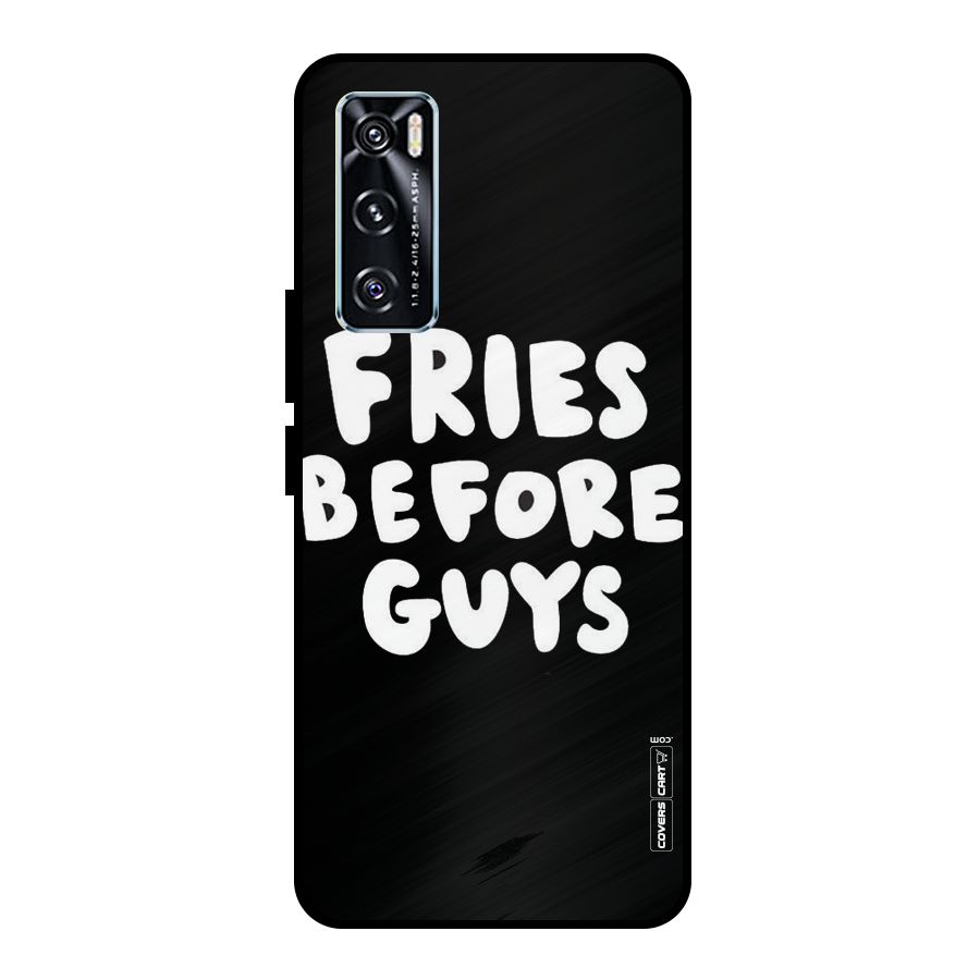 Fries Always Metal Back Case for Vivo V20 SE