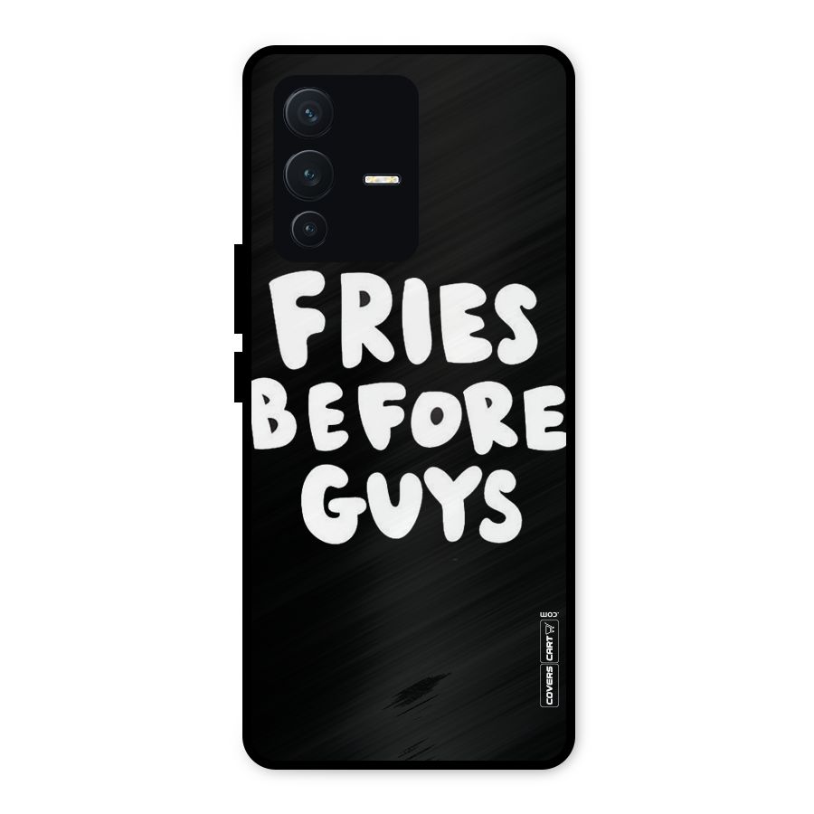 Fries Always Metal Back Case for Vivo V23 5G