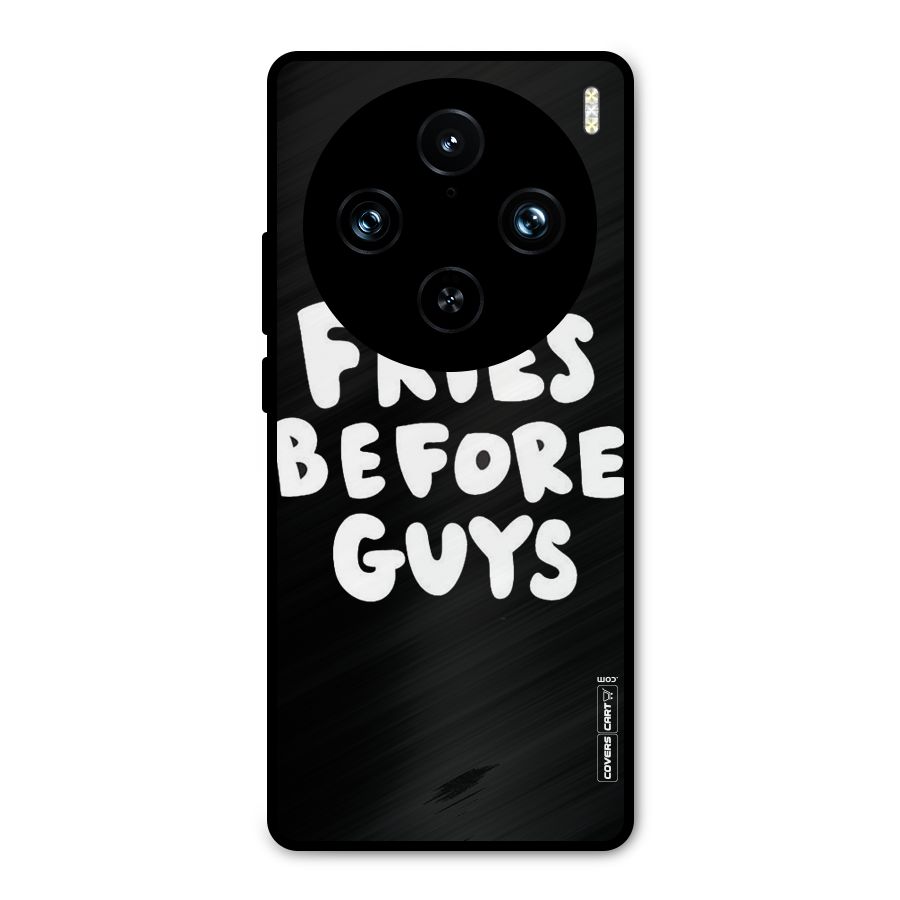 Fries Always Metal Back Case for Vivo X100 Pro
