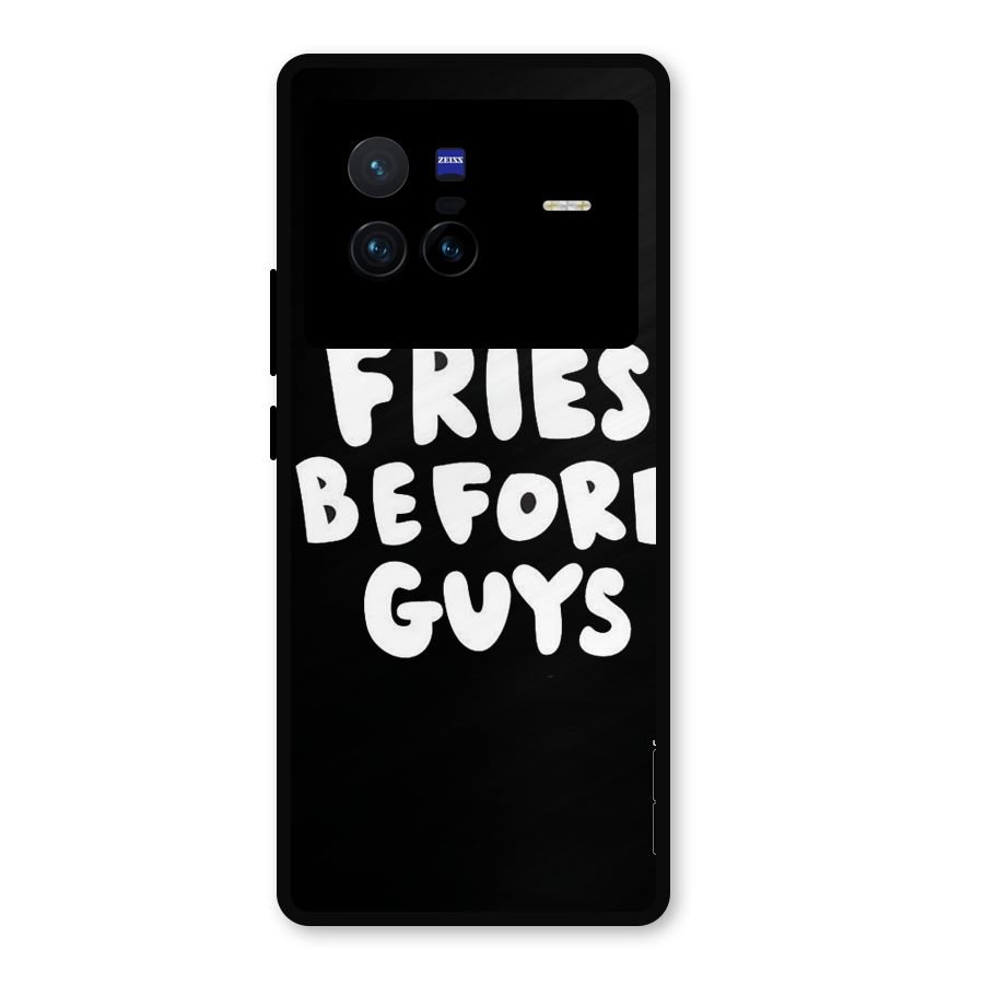 Fries Always Metal Back Case for Vivo X80