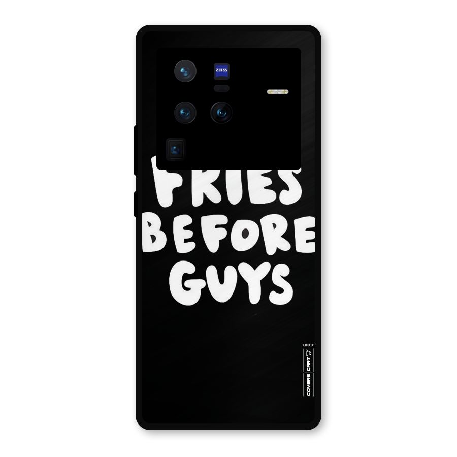 Fries Always Metal Back Case for Vivo X80 Pro