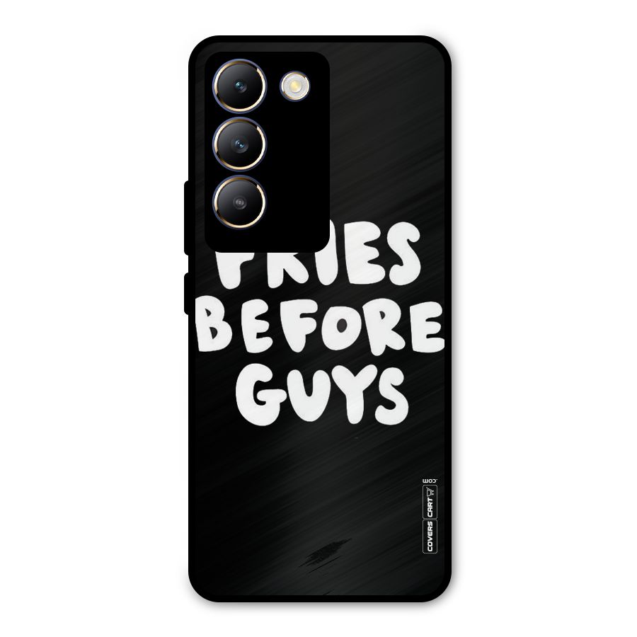 Fries Always Metal Back Case for Vivo Y200e