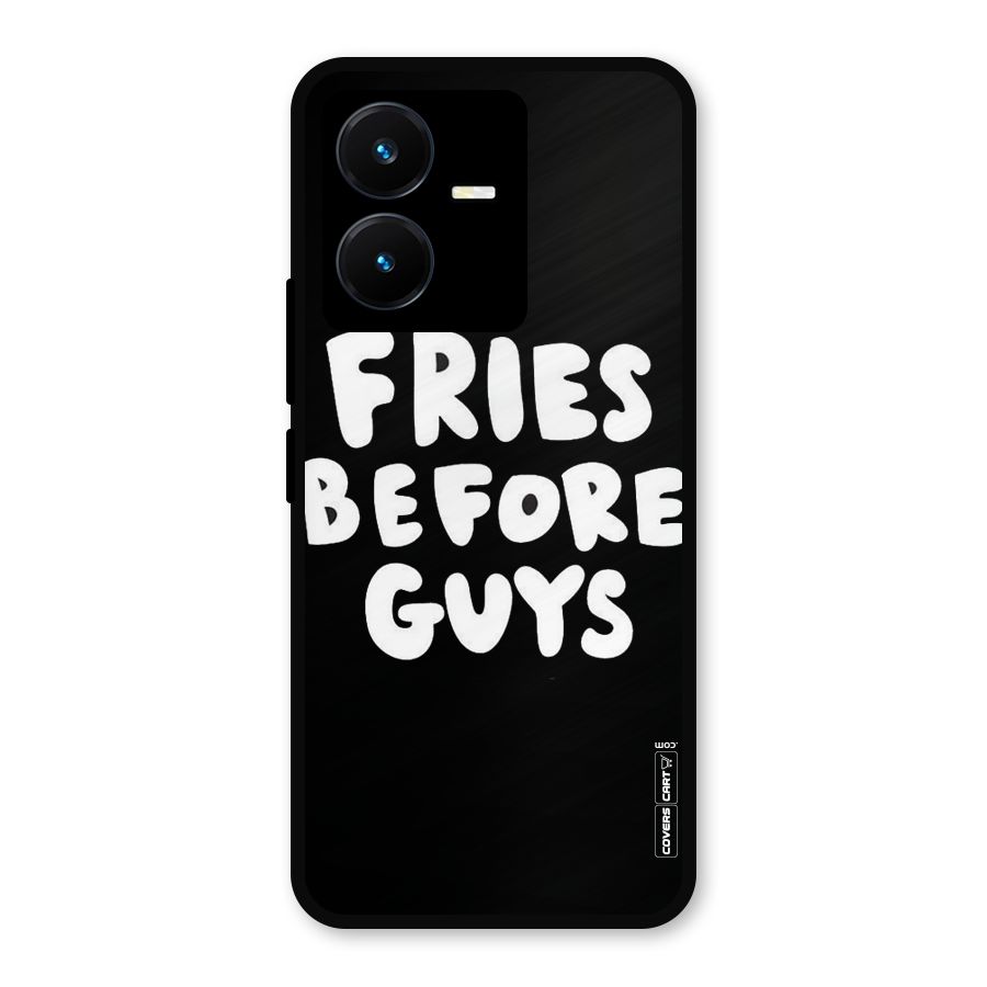 Fries Always Metal Back Case for Vivo Y22
