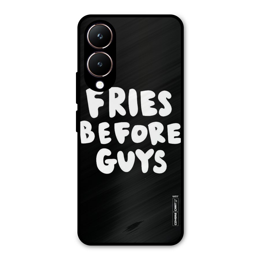 Fries Always Metal Back Case for Vivo Y28