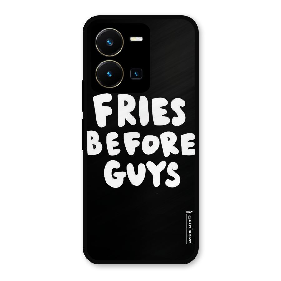 Fries Always Metal Back Case for Vivo Y35