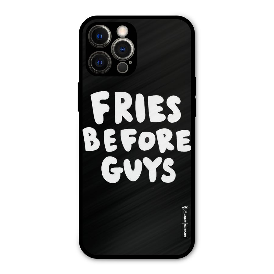 Fries Always Metal Back Case for iPhone 12 Pro Max