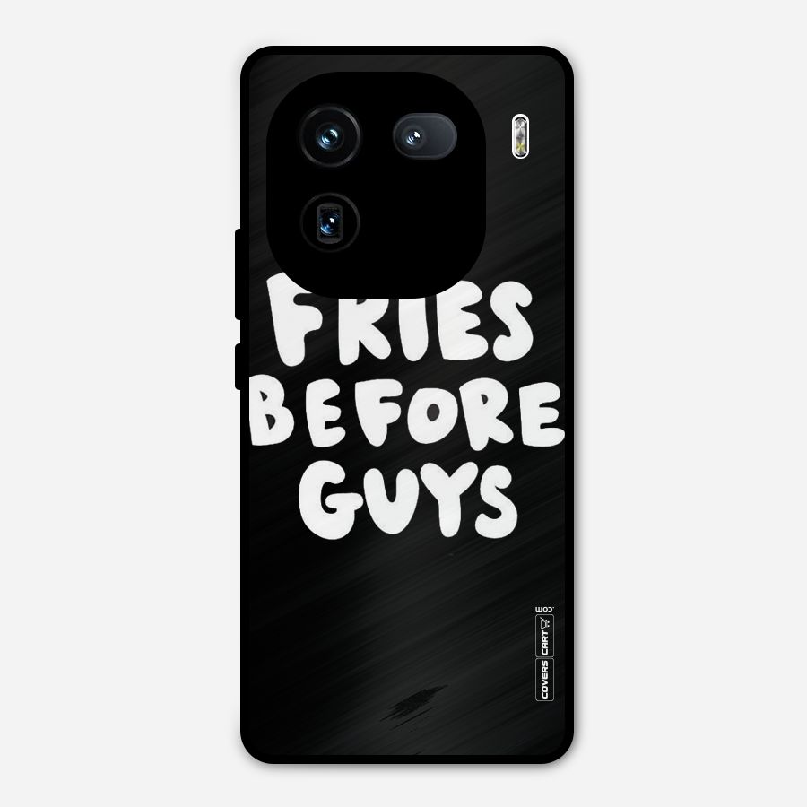 Fries Always Metal Back Case for iQOO 12