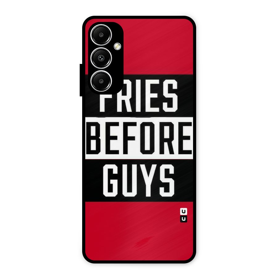 Fries Love Stripes Metal Back Case for Galaxy A05s