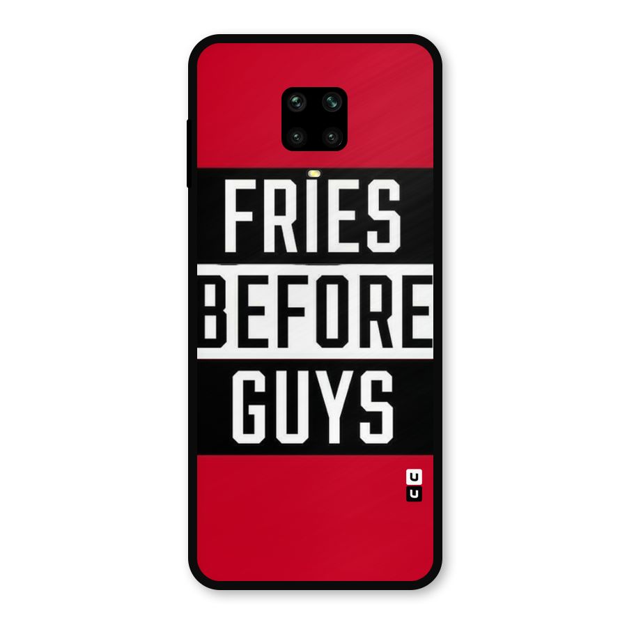 Fries Love Stripes Metal Back Case for Poco M2 Pro