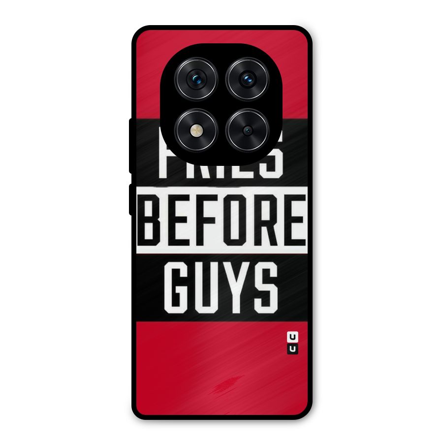 Fries Love Stripes Metal Back Case for Poco X7