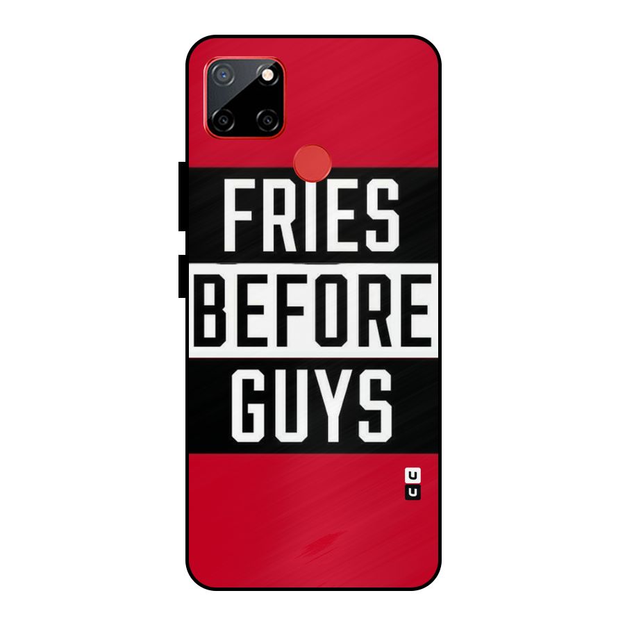 Fries Love Stripes Metal Back Case for Realme C12