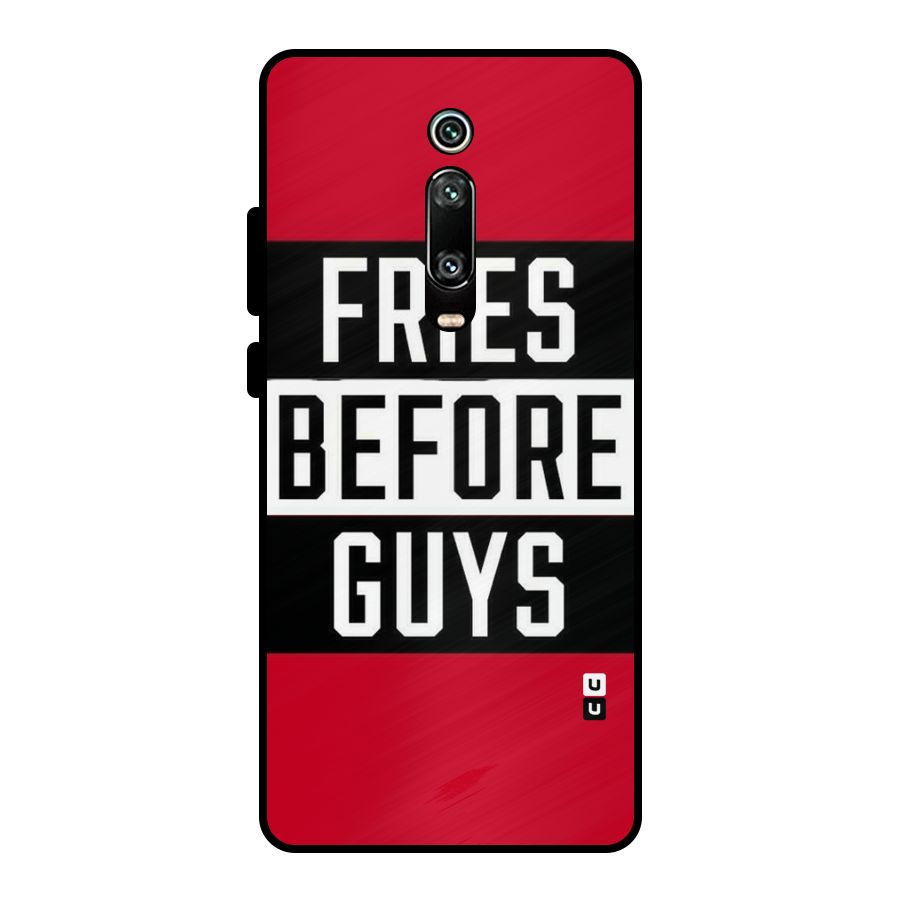 Fries Love Stripes Metal Back Case for Redmi K20 Pro