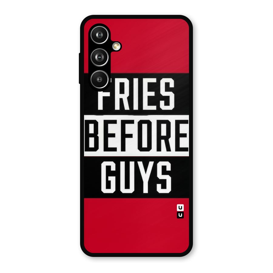 Fries Love Stripes Metal Back Case for Samsung Galaxy M54