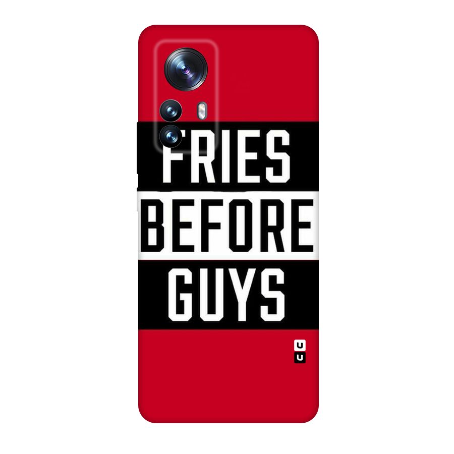 Fries Love Stripes Original Polycarbonate Back Case for Xiaomi 12 Pro