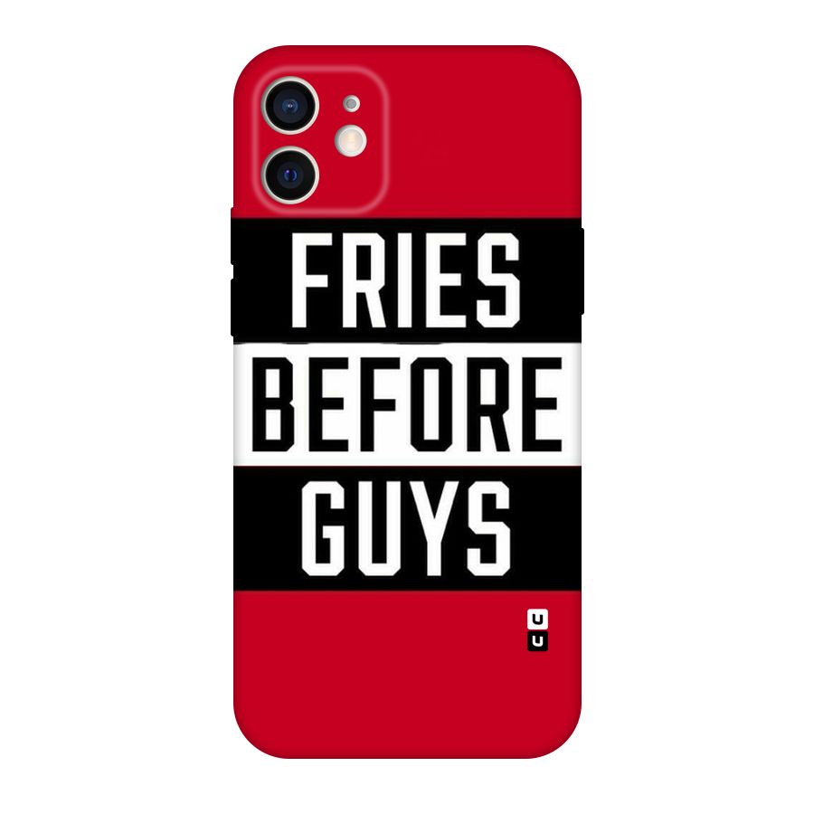 Fries Love Stripes Original Polycarbonate Back Case for iPhone 12