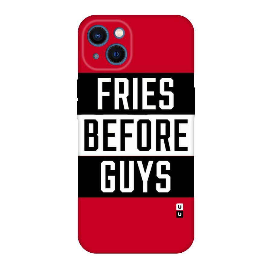Fries Love Stripes Original Polycarbonate Back Case for iPhone 13