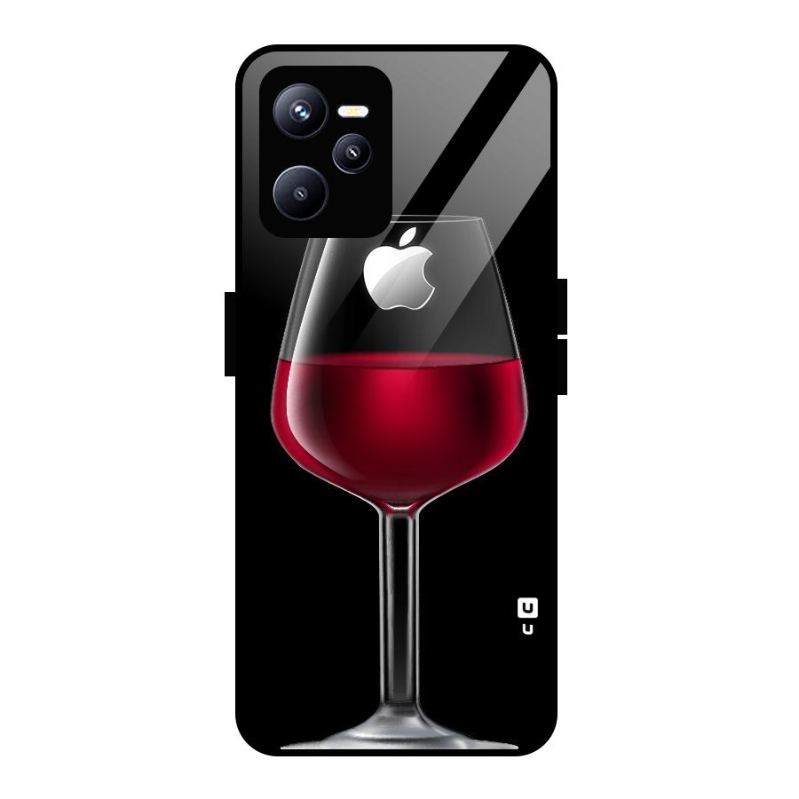 Fruit Printed Design Glass Back Case for Realme C35