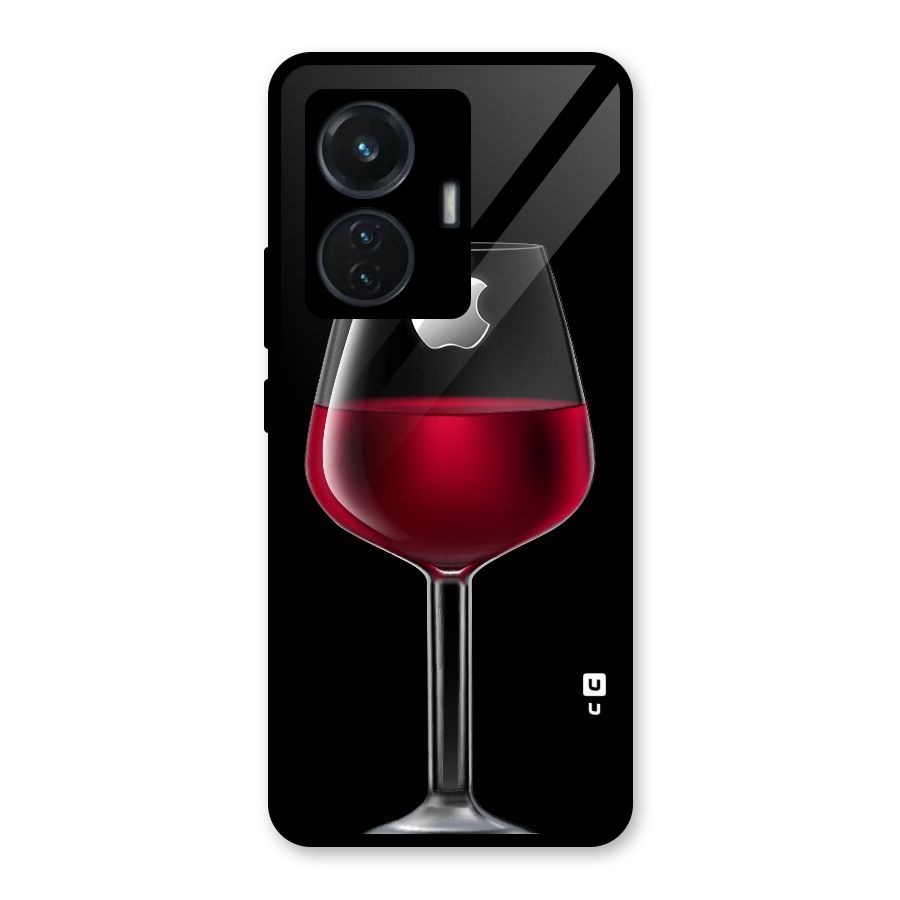 Fruit Printed Design Glass Back Case for Vivo T1 44W