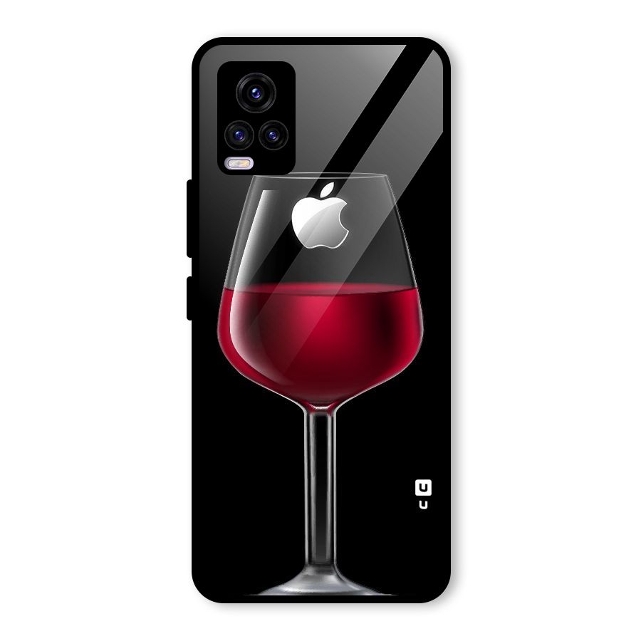 Fruit Printed Design Glass Back Case for Vivo V20 2021