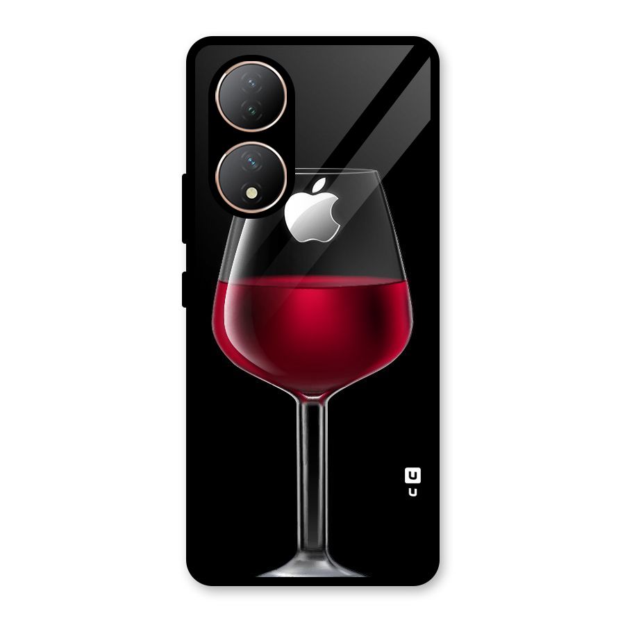 Fruit Printed Design Glass Back Case for Vivo Y100A