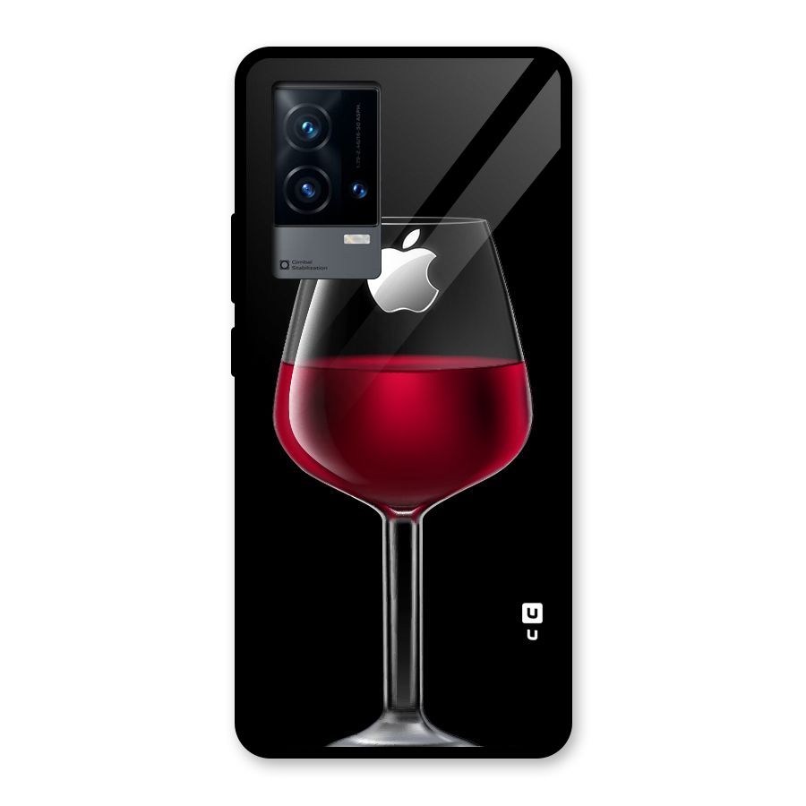 Fruit Printed Design Glass Back Case for iQOO 9 5G