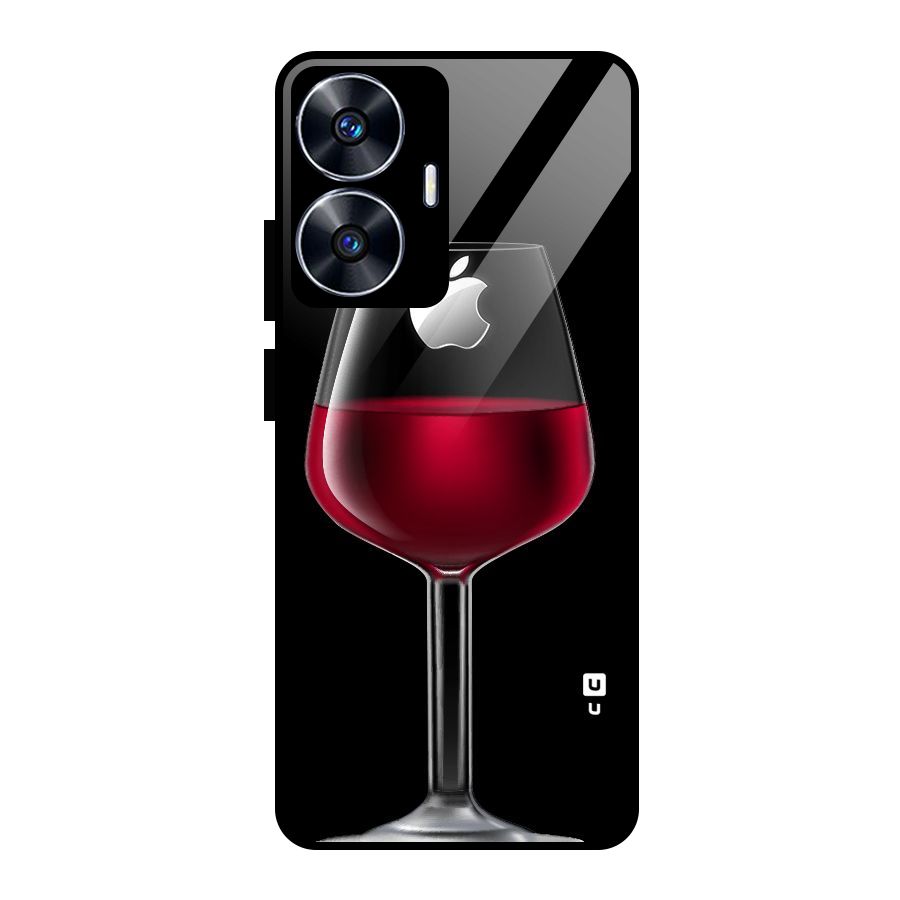 Fruit Printed Design Glass Back Case for realme C55