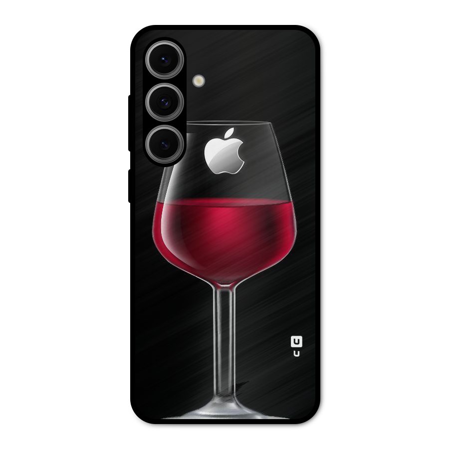 Fruit Printed Design Metal Back Case for Galaxy S24 FE