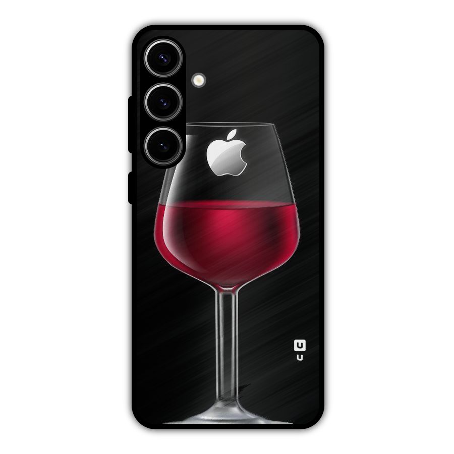Fruit Printed Design Metal Back Case for Galaxy S24 Plus