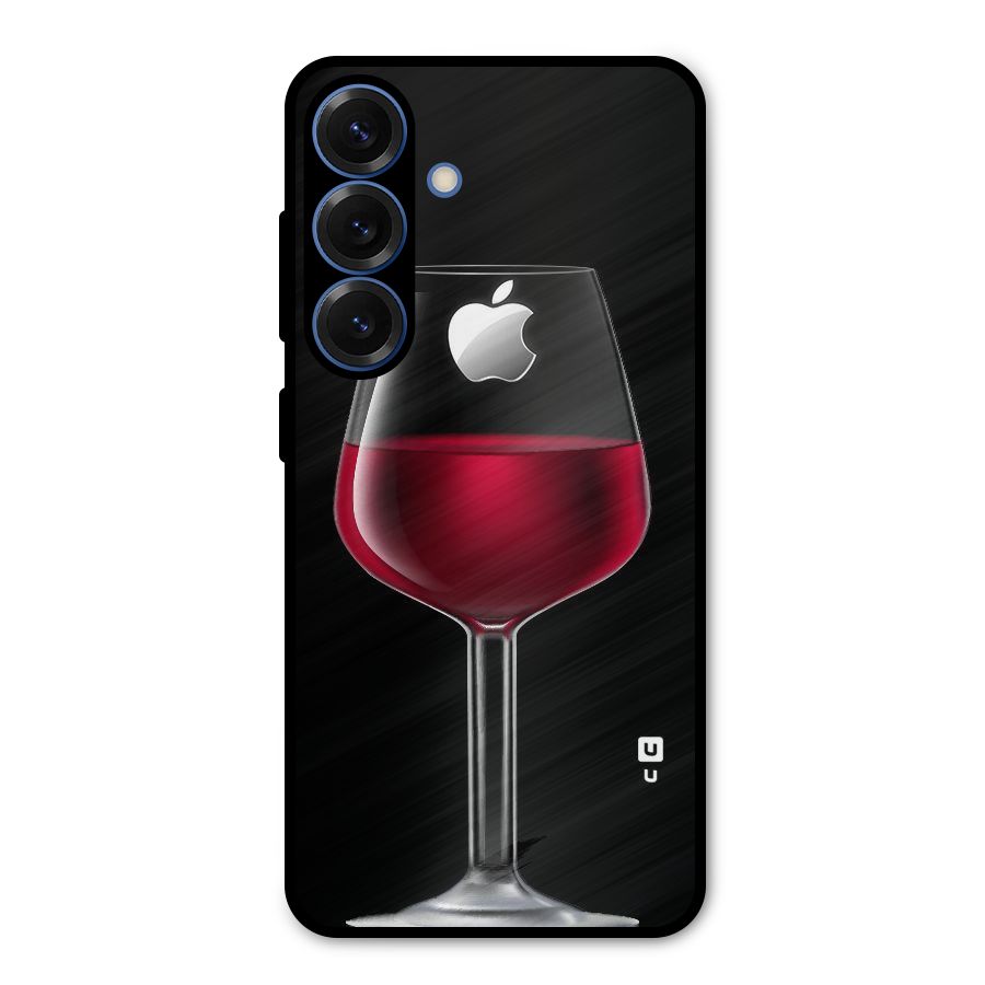 Fruit Printed Design Metal Back Case for Galaxy S25