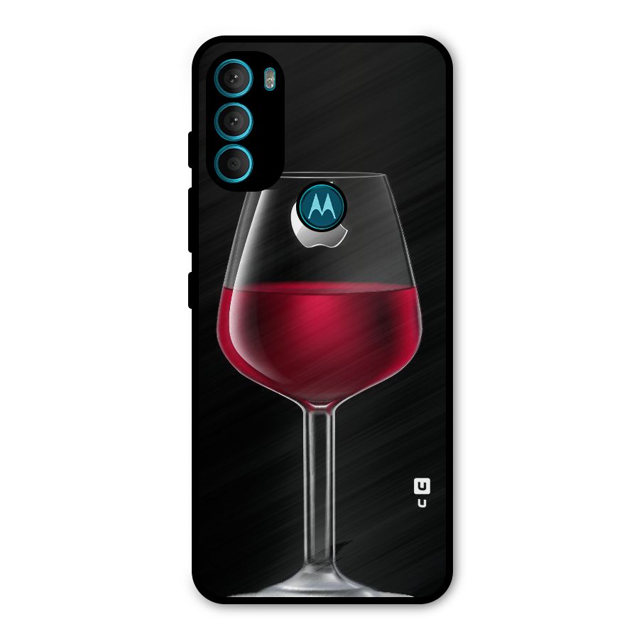 Fruit Printed Design Metal Back Case for Moto G71 5G