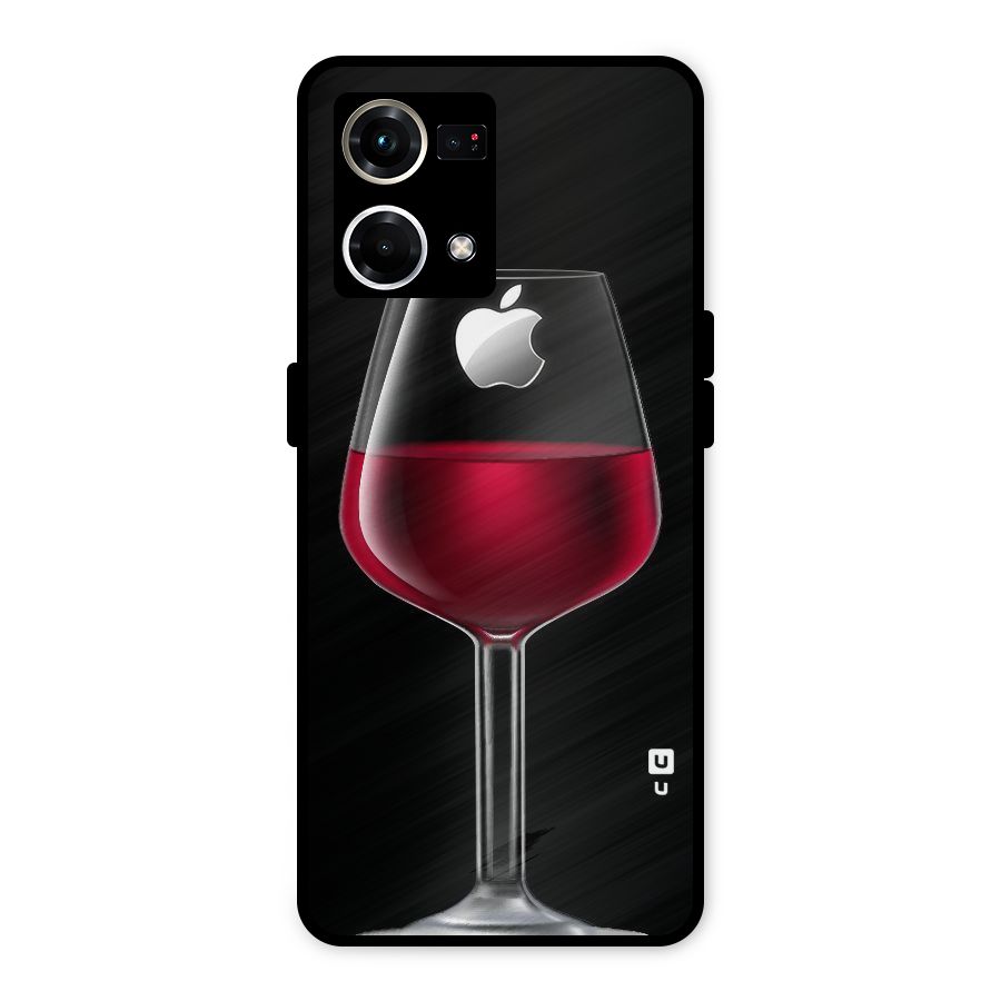 Fruit Printed Design Metal Back Case for Oppo F21 Pro 4G