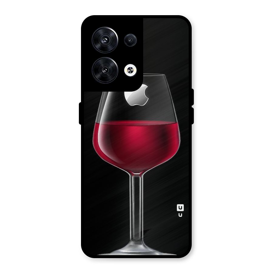 Fruit Printed Design Metal Back Case for Oppo Reno8 5G