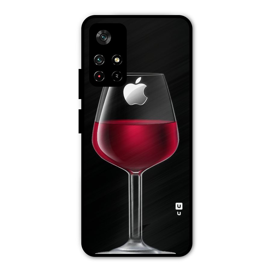 Fruit Printed Design Metal Back Case for Poco M4 Pro 5G