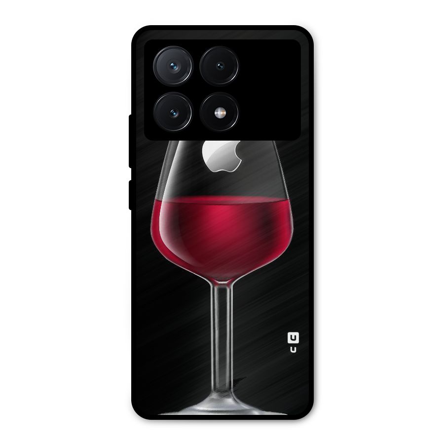 Fruit Printed Design Metal Back Case for Poco X6 Pro