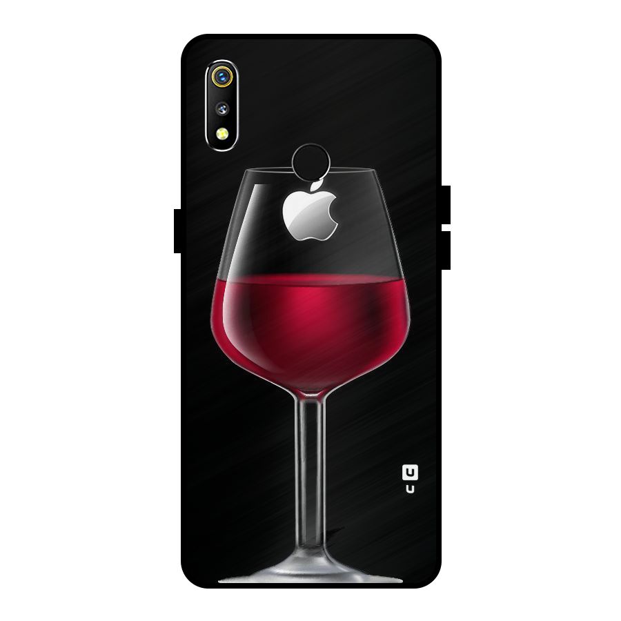 Fruit Printed Design Metal Back Case for Realme 3i