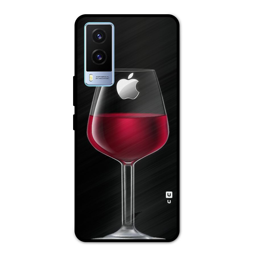 Fruit Printed Design Metal Back Case for Vivo V21e 5G