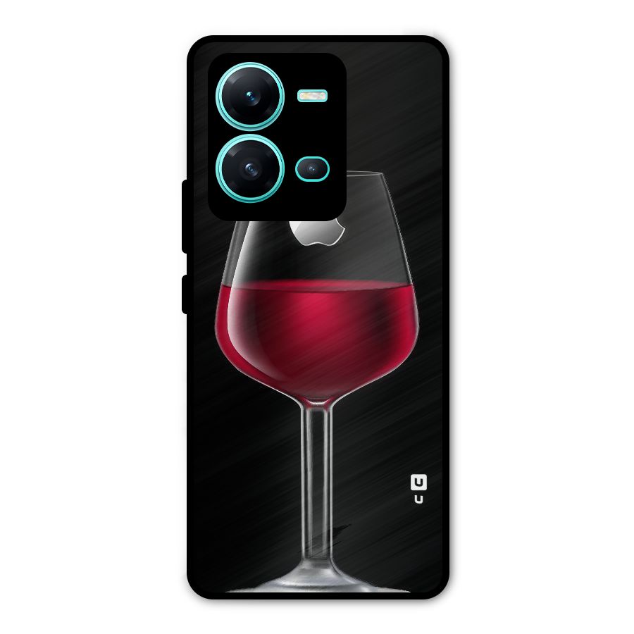 Fruit Printed Design Metal Back Case for Vivo V25