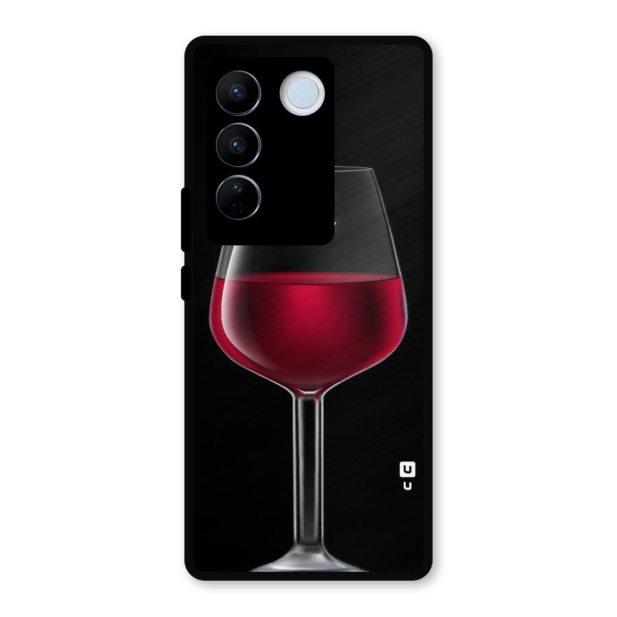Fruit Printed Design Metal Back Case for Vivo V27 Pro