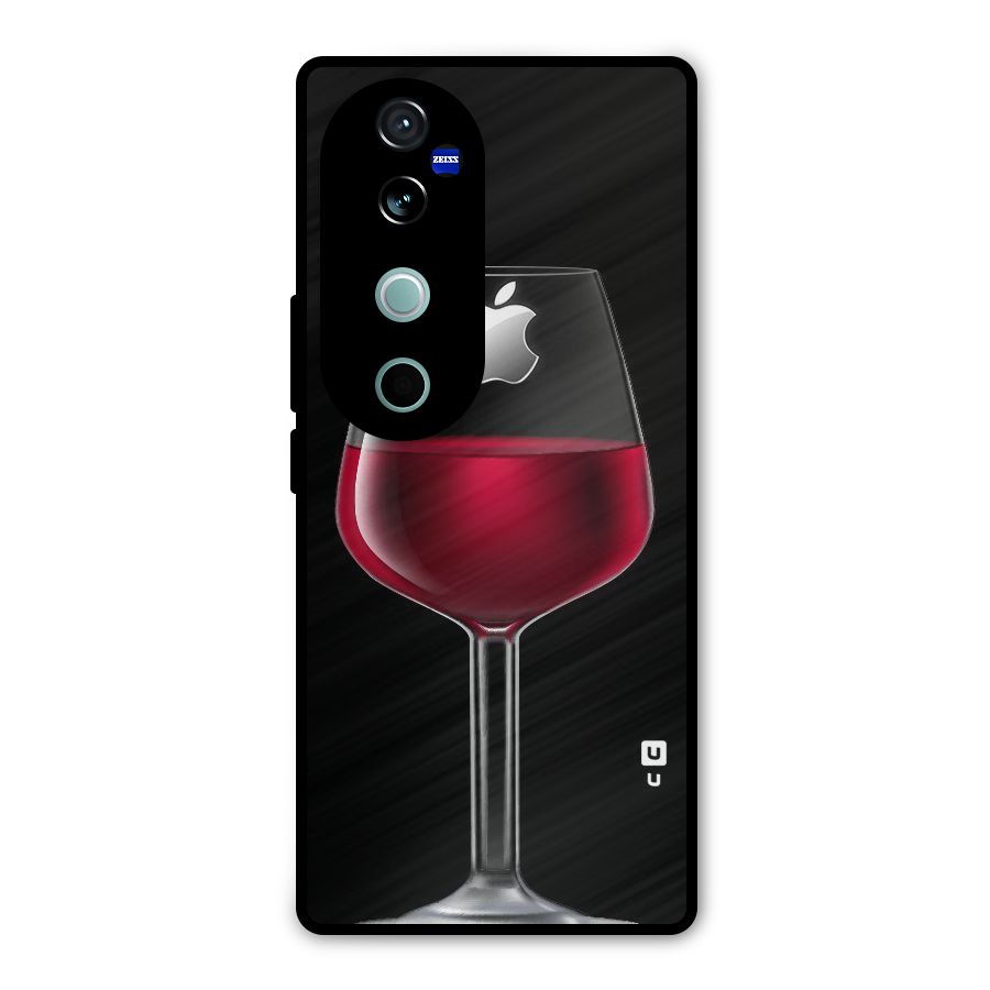 Fruit Printed Design Metal Back Case for Vivo V40 Pro