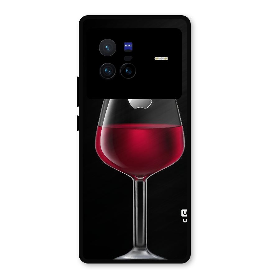 Fruit Printed Design Metal Back Case for Vivo X80