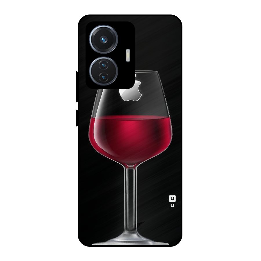 Fruit Printed Design Metal Back Case for iQOO Z6 44W