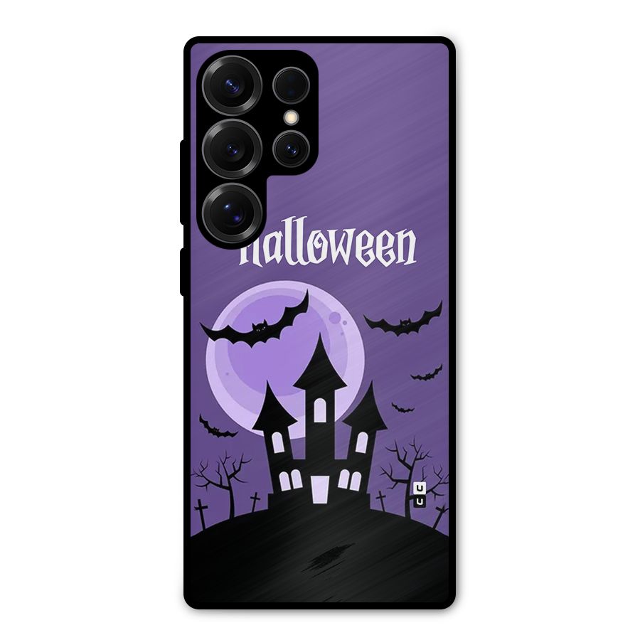 Fun Halloween Metal Back Case for Galaxy S25 Ultra